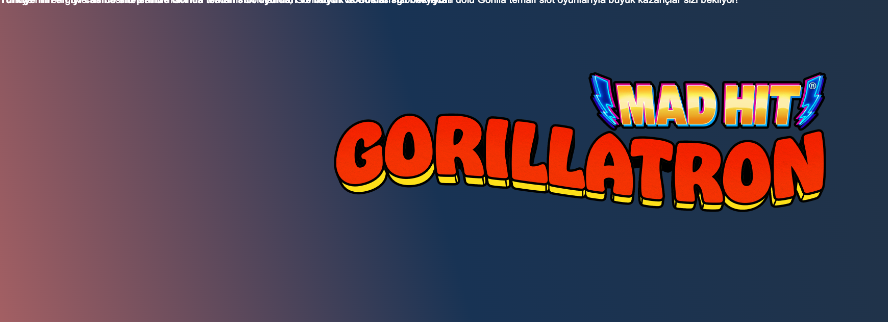 Türkiye’nin en iyi casino sitelerinde Gorilla temalı slot oyunları ve büyük bonuslar sizi bekliyor! Thumbnail