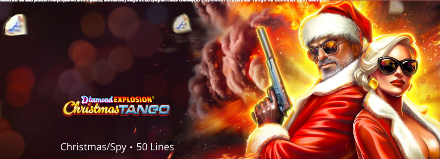 Noel ve casus temalı 10 popüler slot oyunu, BahisBu, Vayabi ve Baywin’de! Diamond Explosion Christmas Tango ile bonuslar seni bekliyor! Thumbnail