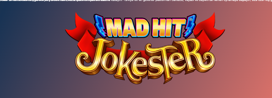 Joker temalı slotlarda eğlence ve yüksek bonuslarla kazanın! Hemen katılın! Thumbnail